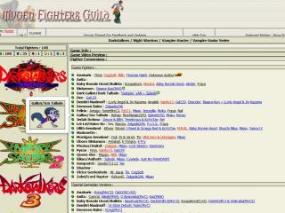The Mugen Fighters Guild Database
